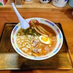 旭川ラーメン こぐまん - 料理写真:「朝ラー 正油ラーメン」①