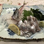 まるいち食堂 - アジの刺身