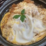 農村料理の店 もくもく - ロースカツとじ丼