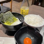Marufuku - 龍の卵かけご飯セット＾＾とライスw