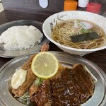 Sankyuu Shokudou - Bランチ850円＋汁そば200円