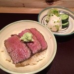 神保町 傳 - ご飯にのせて