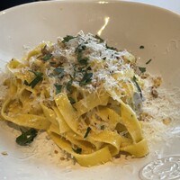 Trattoria Tabule - サルシッチャとブロッコリーのラグー　フェットチーネ　胡桃とトルコスパイスの香り