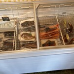 海辺のテーブルエッグ - 海産物もあります