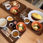 海辺のテーブルエッグ - 