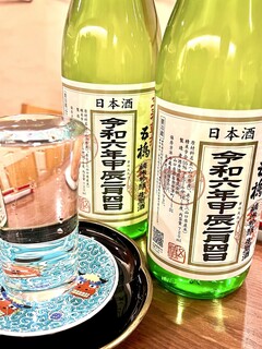 Oishii Jizake To Ofukuro Ryouri Ihara Ya - 今しか呑めない限定の日本酒も、もちろん山口県から直送です。