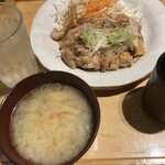 Gokoku Iommo Rukusatsu - 揚げ鶏の香味だれ定食。1,133円