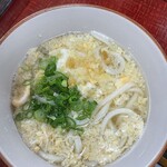 牟礼製麺 - 卵とじうどん 小