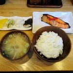 あら川 - シャケ西京焼き定食