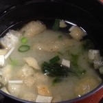 ながい - おみそ汁、普通、でも美味しかった。