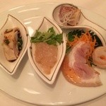 中国飯店 - 前菜盛り合わせ