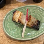 Rokusen - 銀たら味噌焼き(1000円)。プリンっと美味しい