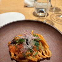 マンサルヴァ - パスタ②バベッテ　あんこう　レーズン　松の実