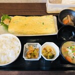 Menkoiya - ♪卵焼き定食定食￥900 豚汁変更¥100