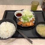 松のや - 鬼おろしポン酢ささみかつ定食　¥790→¥550