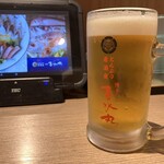 どんぶり居酒屋 喜水丸  - ビールは、サントリーのザ・プレミアム・モルツ