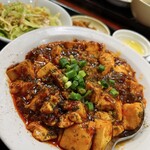晴々飯店 - 麻婆豆腐定食
