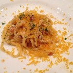 ラ スフォリーナ - 1/7  まず最初の皿はからすみのコルドネッティ