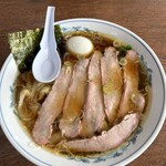 とらや分店 村田や - チャーシューワンタンメン大盛り　全カブリチャーシューに変更