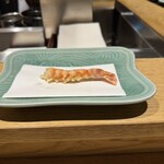 Tensousou - 山口県産の車海老｡   発色を目で、しっとり食感を前歯で、甘い味を舌で、豊かな風味を鼻腔で｡〝首から上全部が大喜び〟！