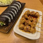 Yakitori Santarou - サラダ巻き＆手作りつくね❤️