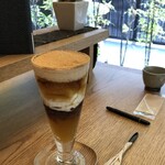 CAFE 甘 - 加賀棒茶ときなこのパフェ