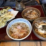 清見庵　おおくら - そば三昧1,600円