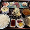 お食事処 八角 - 料理写真:お刺し身と天ぷらセット