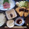 まる清 - 昼セットアジフライ。800円