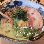 らーめん砦 - 砦（貝白湯スープ潮味）