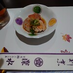 割烹 深水 - 鰻コースのあん肝