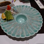 割烹 深水 - フグ刺1人前