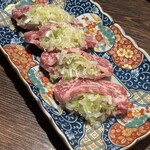 炭火焼肉 みさも - ネギカルビ