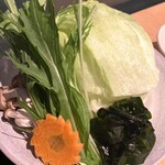 はまぐり庵 - 野菜1人前