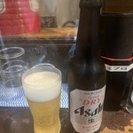 生パスタ専門店 こば屋 - 瓶ビール（アサヒスーパードライ小瓶）