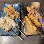 Icchou - 焼き鳥ぼんじり、皮、ナンコツ、モモ