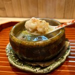 日本料理 かしづき - 伊勢海老　蓮根の擂り流し　小鍋仕立て