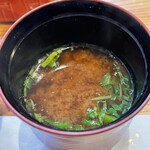 御料理 竹寳 - 魚のアラの赤出し