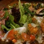 尾道中華そば ボラーチョ - カルパッチョ盛り合わせ（天然ぶり、タコ、鰆）