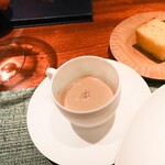 蒼 - さかな人長谷川さんより長井の赤座海老のビスク