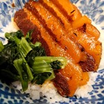 烈志笑魚油 麺香房 三く - 角煮丼♪