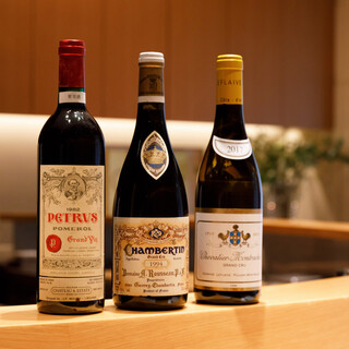 A wide variety of red wines to complement the delicate flavors of Wagyu beef