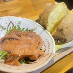 桜扇 - 塩辛じゃがバター