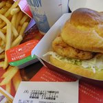 マクドナルド - 料理写真:チキンタツタセット。