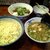 ラーメン若松 - 料理写真:つけ麺と肉飯です。