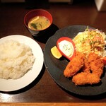 味の店 一番 - 広島県産 カキフライ定食