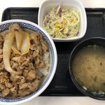 Yoshinoya - 朝牛セット (並)