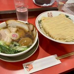 カドヤ食堂 - つけそば1600円＋大600円＋特選トッピング1150円