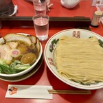 カドヤ食堂 - つけそば1600円＋大600円＋特選トッピング1150円