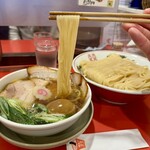 カドヤ食堂 - つけそば1600円＋大600円＋特選トッピング1150円